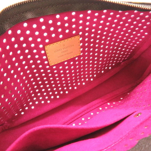 LOUIS VUITTON Monogram Perfo Pochette Accessoires Fuchsia M95183 Handbag Pouch - Picture 5 of 8